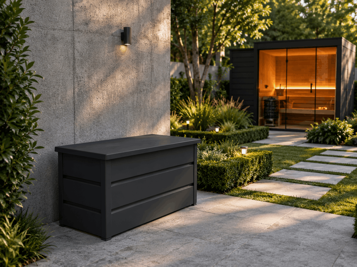 Gartenbox klein 135 cm × 78 cm × 75 cm – Bild 5
