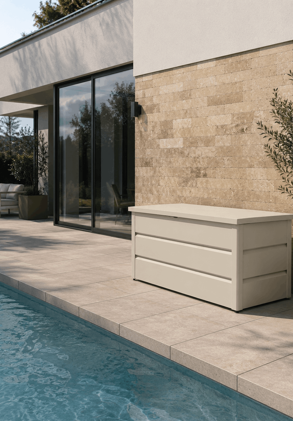 Gartenbox klein 135 cm × 78 cm × 75 cm – Bild 2